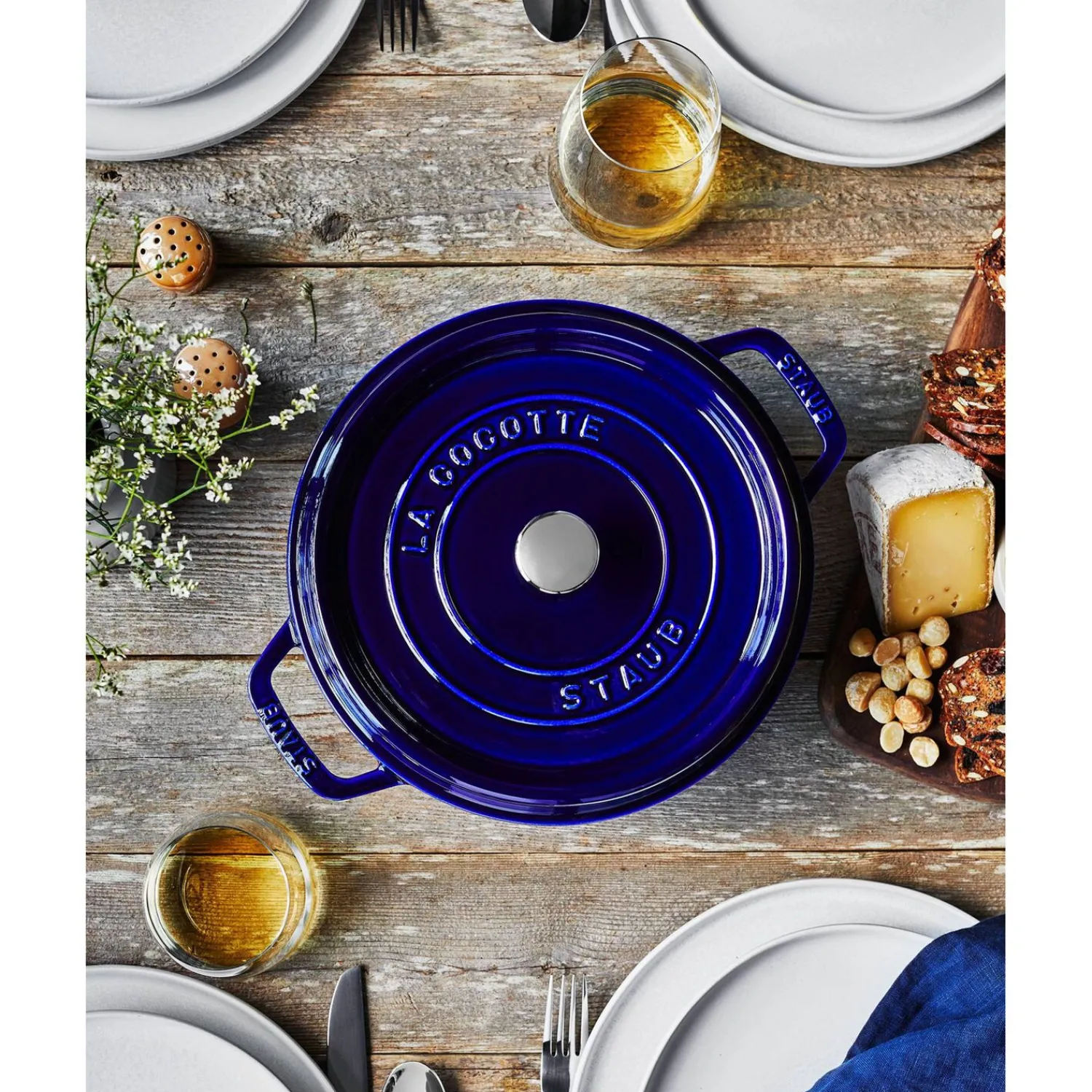 Staub Cocotte 28 cm, rund, , Gusseisen