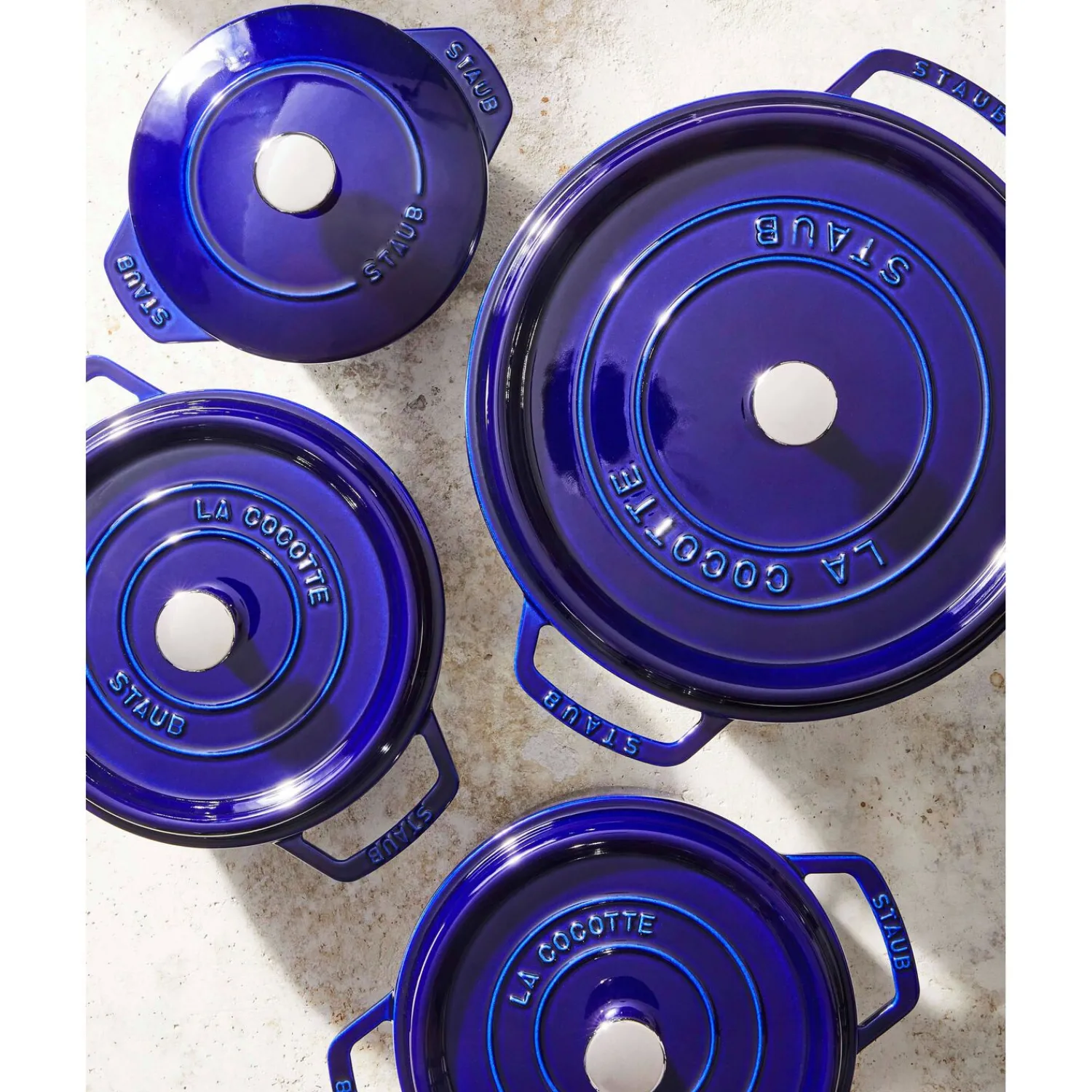 Staub Cocotte 28 cm, rund, , Gusseisen