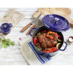 Staub Cocotte 20 cm, rund, , Gusseisen