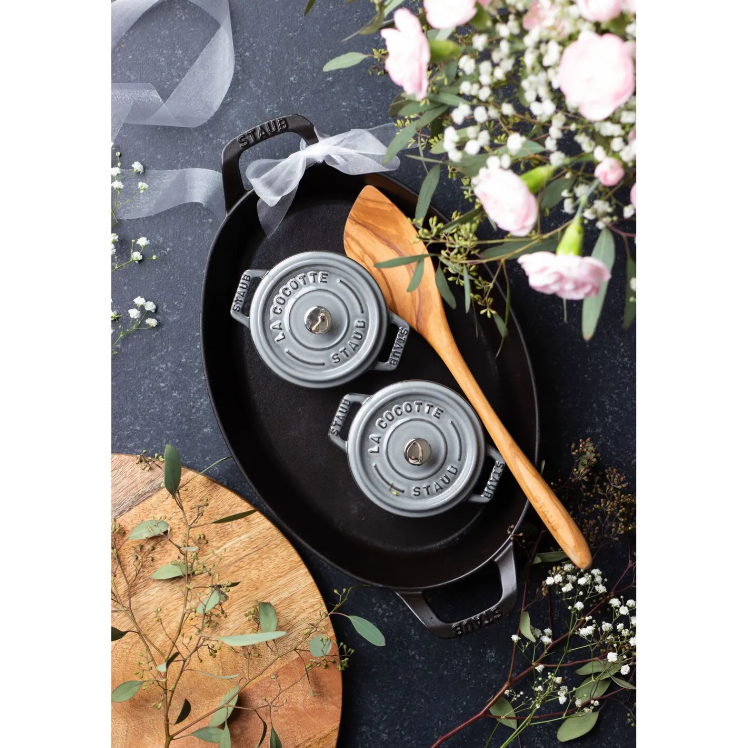 Staub Cocotte 16 cm, rund, , Gusseisen