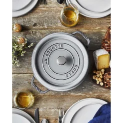 Staub Cocotte 26 cm, rund, , Gusseisen