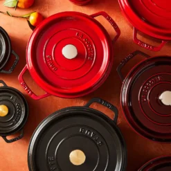 Staub Cocotte 24 cm, rund, , Gusseisen
