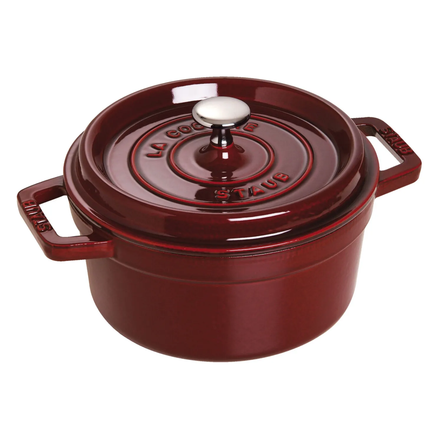 Staub Cocotte 22 cm, rund, , Gusseisen