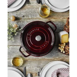 Staub Cocotte 22 cm, rund, , Gusseisen