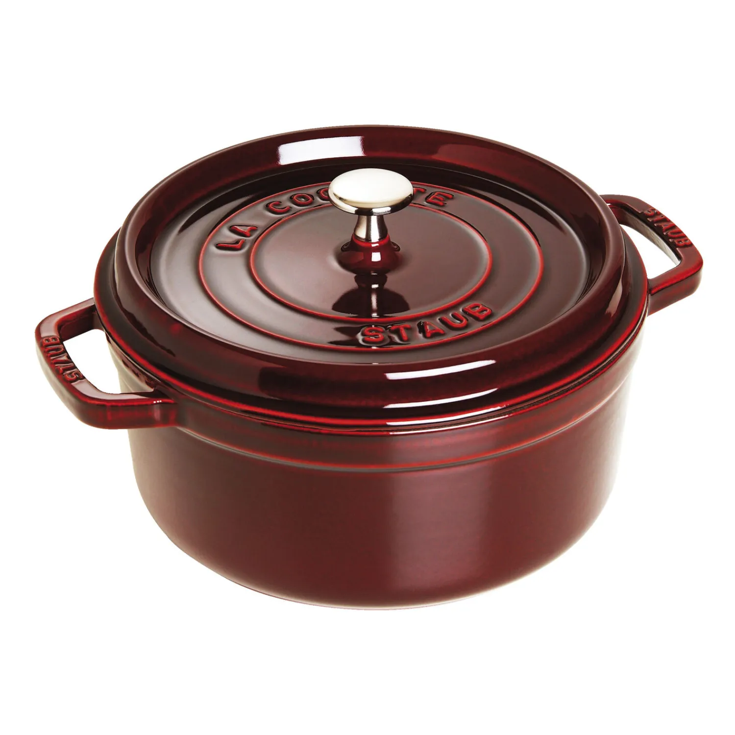 Staub Cocotte 26 cm, rund, , Gusseisen