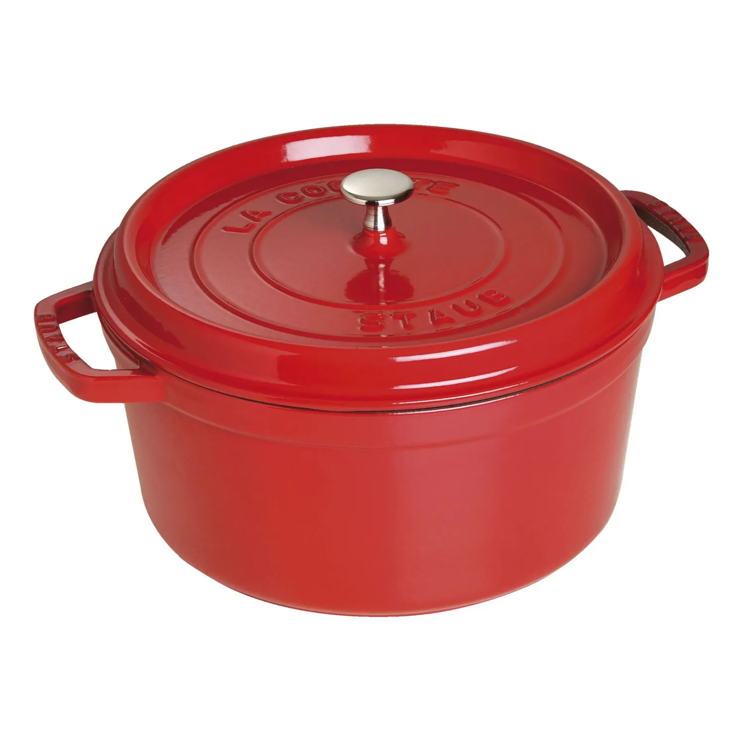 Staub Cocotte 30 cm, rund, , Gusseisen