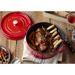 Staub Cocotte 30 cm, rund, , Gusseisen