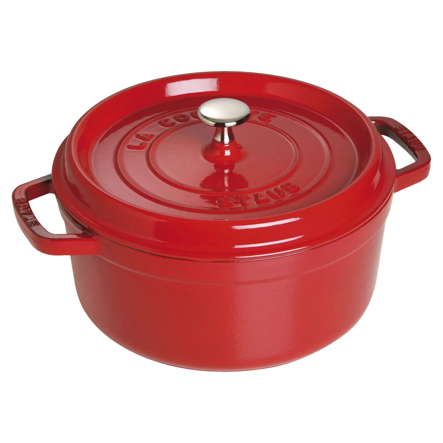 Staub Cocotte 24 cm, rund, , Gusseisen