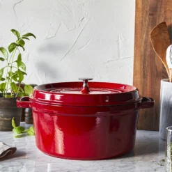Staub Cocotte 24 cm, rund, , Gusseisen