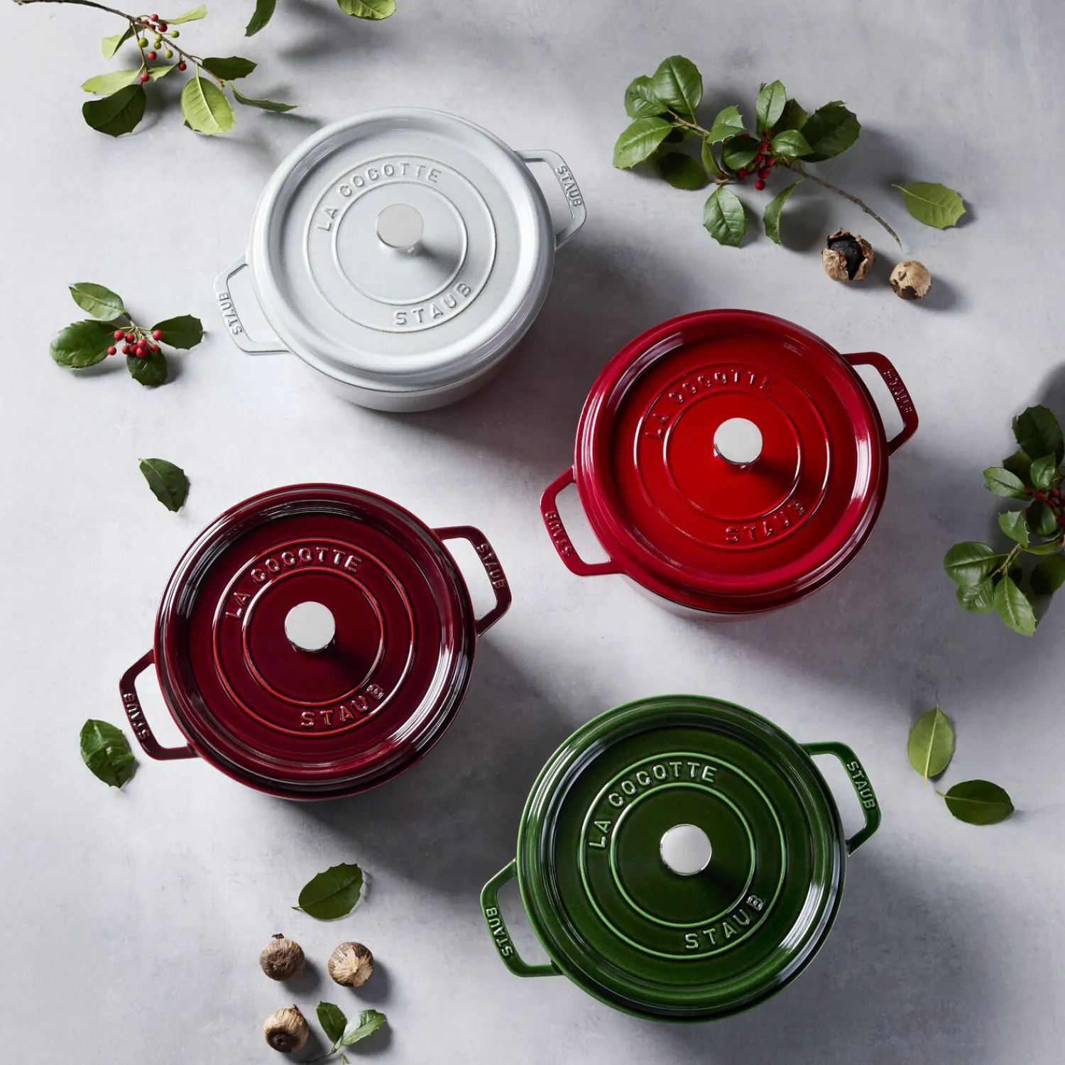 Staub Cocotte 24 cm, rund, , Gusseisen