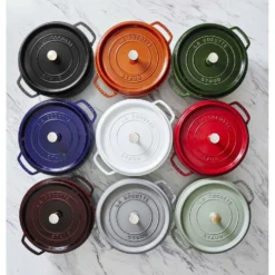 Staub Cocotte 28 cm, rund, , Gusseisen