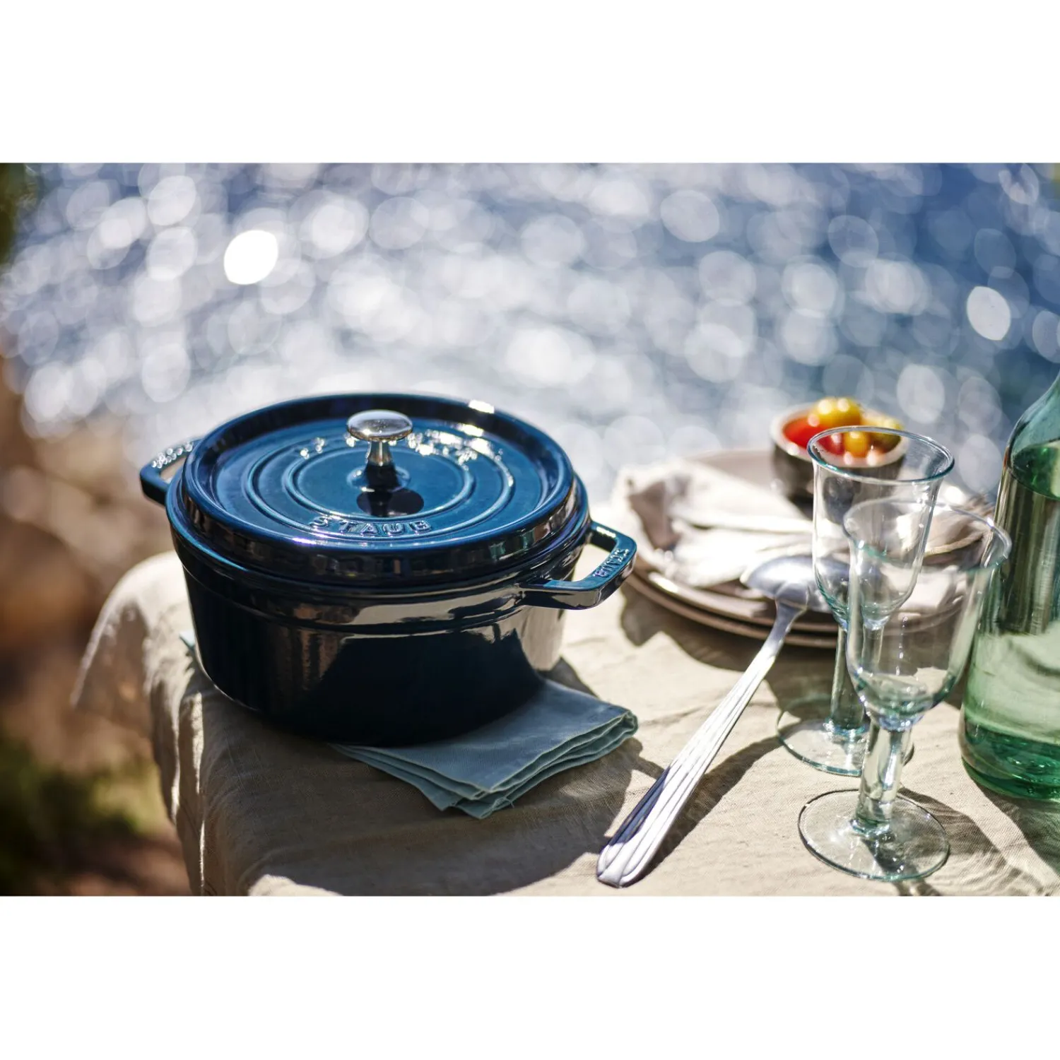 Staub Cocotte 28 cm, rund, , Gusseisen