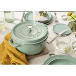Staub Cocotte 22 cm, rund, , Gusseisen
