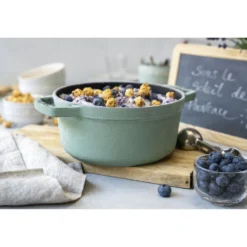 Staub Cocotte 22 cm, rund, , Gusseisen