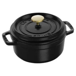 Staub Cocotte 12 cm, rund, , Gusseisen