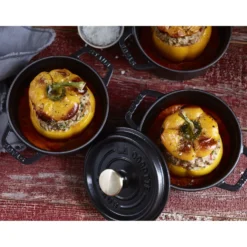 Staub Cocotte 12 cm, rund, , Gusseisen
