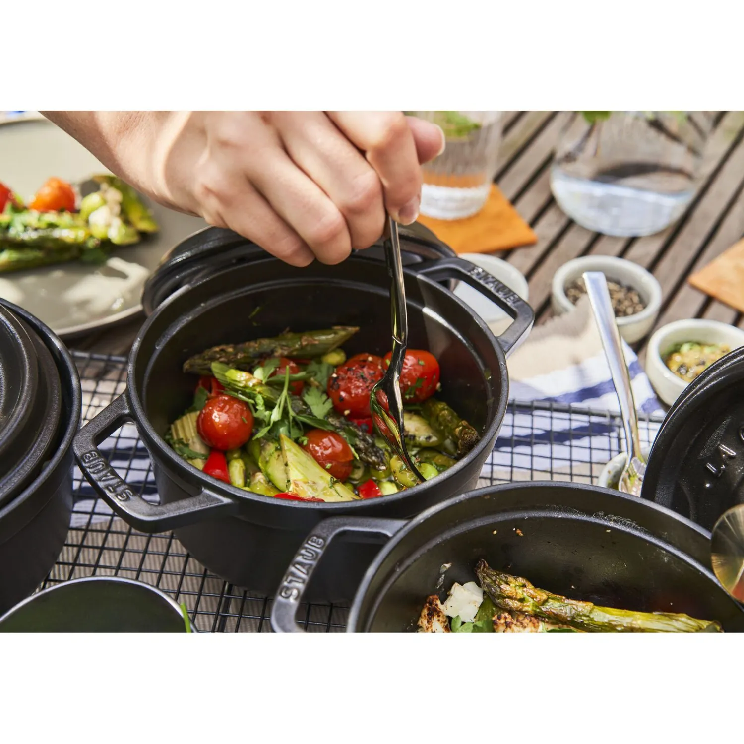 Staub Cocotte 16 cm, rund, , Gusseisen