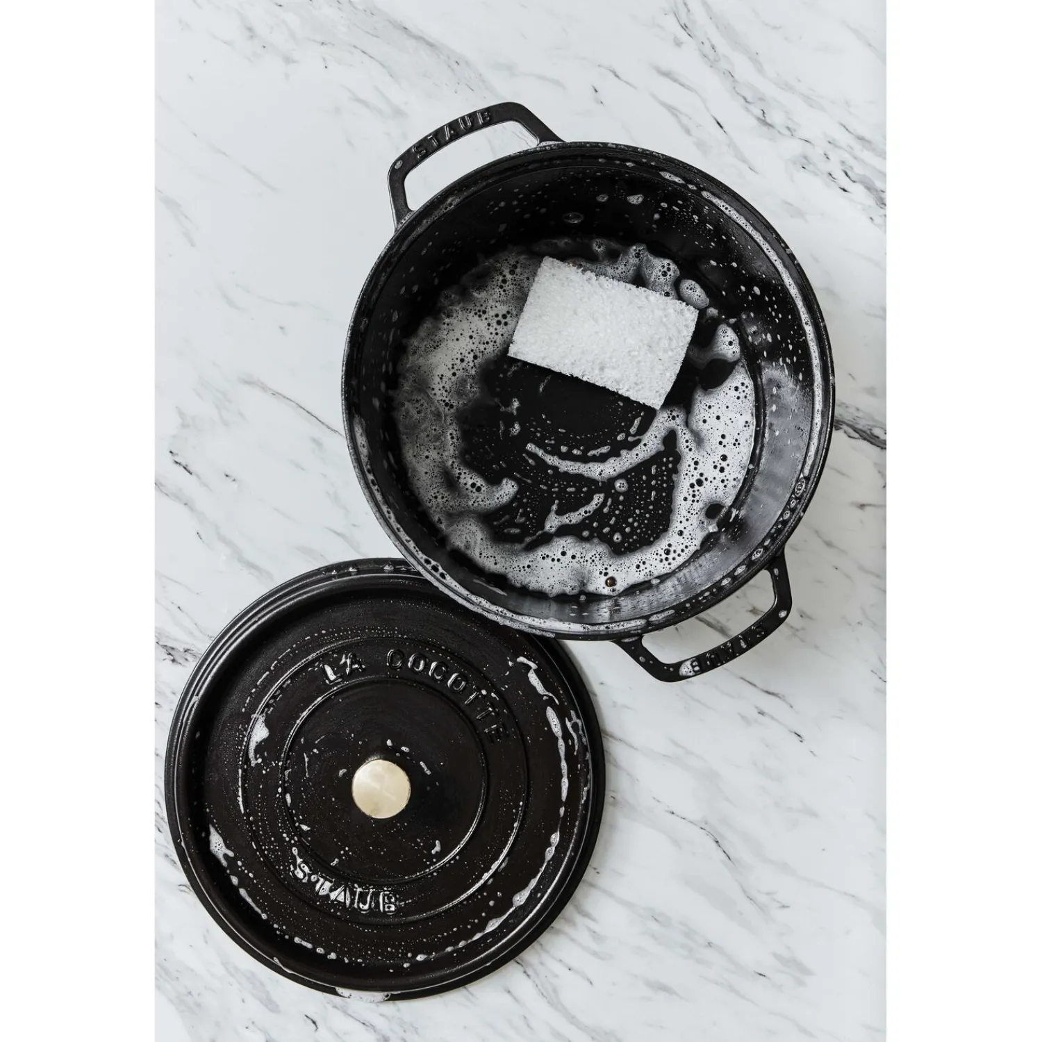 Staub Cocotte 34 cm, rund, , Gusseisen