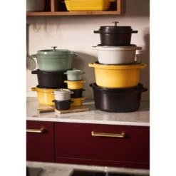 Staub Cocotte 30 cm, rund, , Gusseisen
