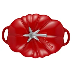 Staub Cocotte 25 cm, Tomate, Kirsch-Rot, Gusseisen