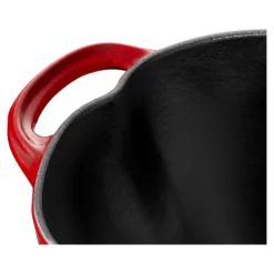 Staub Cocotte 25 cm, Tomate, Kirsch-Rot, Gusseisen