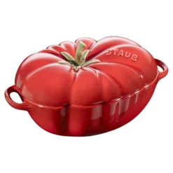 Staub Cocotte 16 cm, Tomate, Kirsch-Rot, Keramik