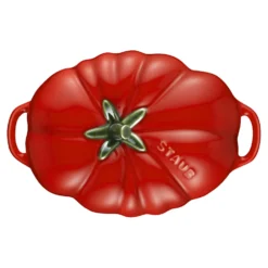Staub Cocotte 16 cm, Tomate, Kirsch-Rot, Keramik