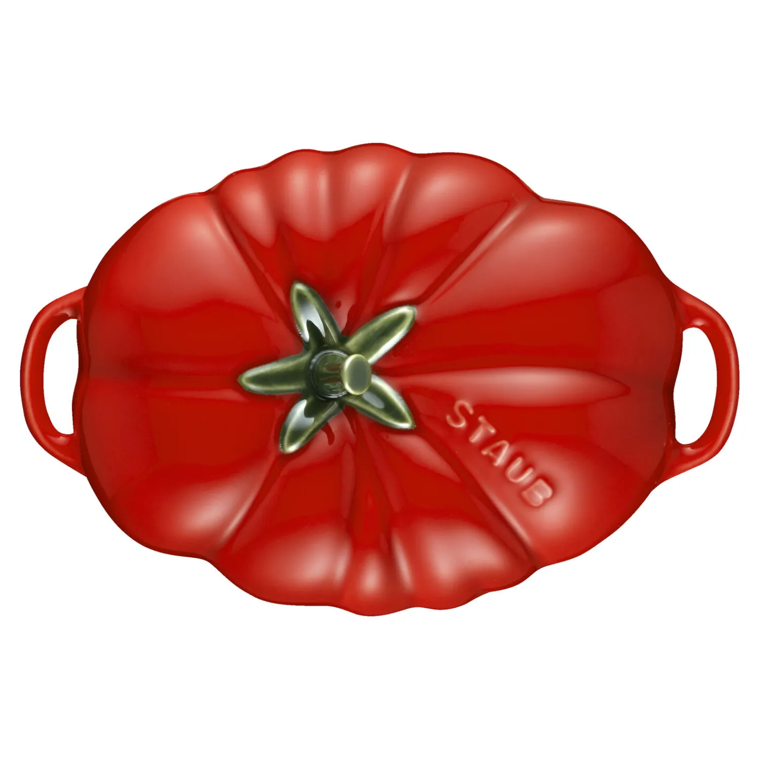Staub Cocotte 16 cm, Tomate, Kirsch-Rot, Keramik