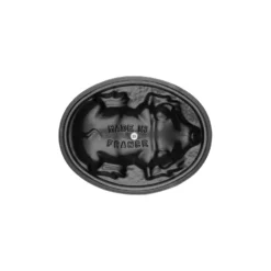 Staub Cocotte Schweinedeckel 17 cm, oval, , Gusseisen