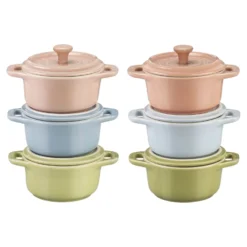 Staub Cocotte Set Macaron 6-tlg, rund, Keramik