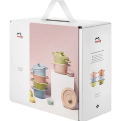 Staub Cocotte Set Macaron 6-tlg, rund, Keramik