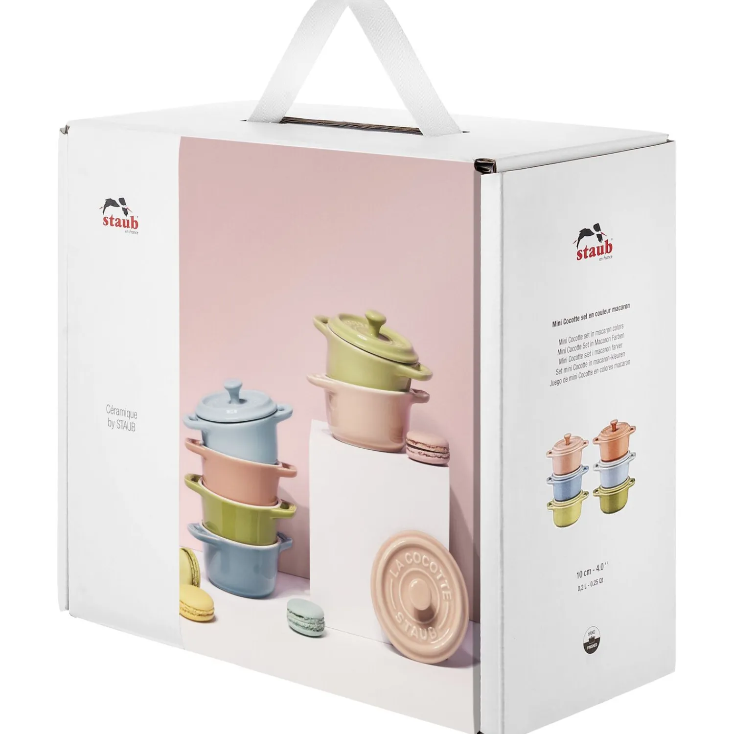 Staub Cocotte Set Macaron 6-tlg, rund, Keramik