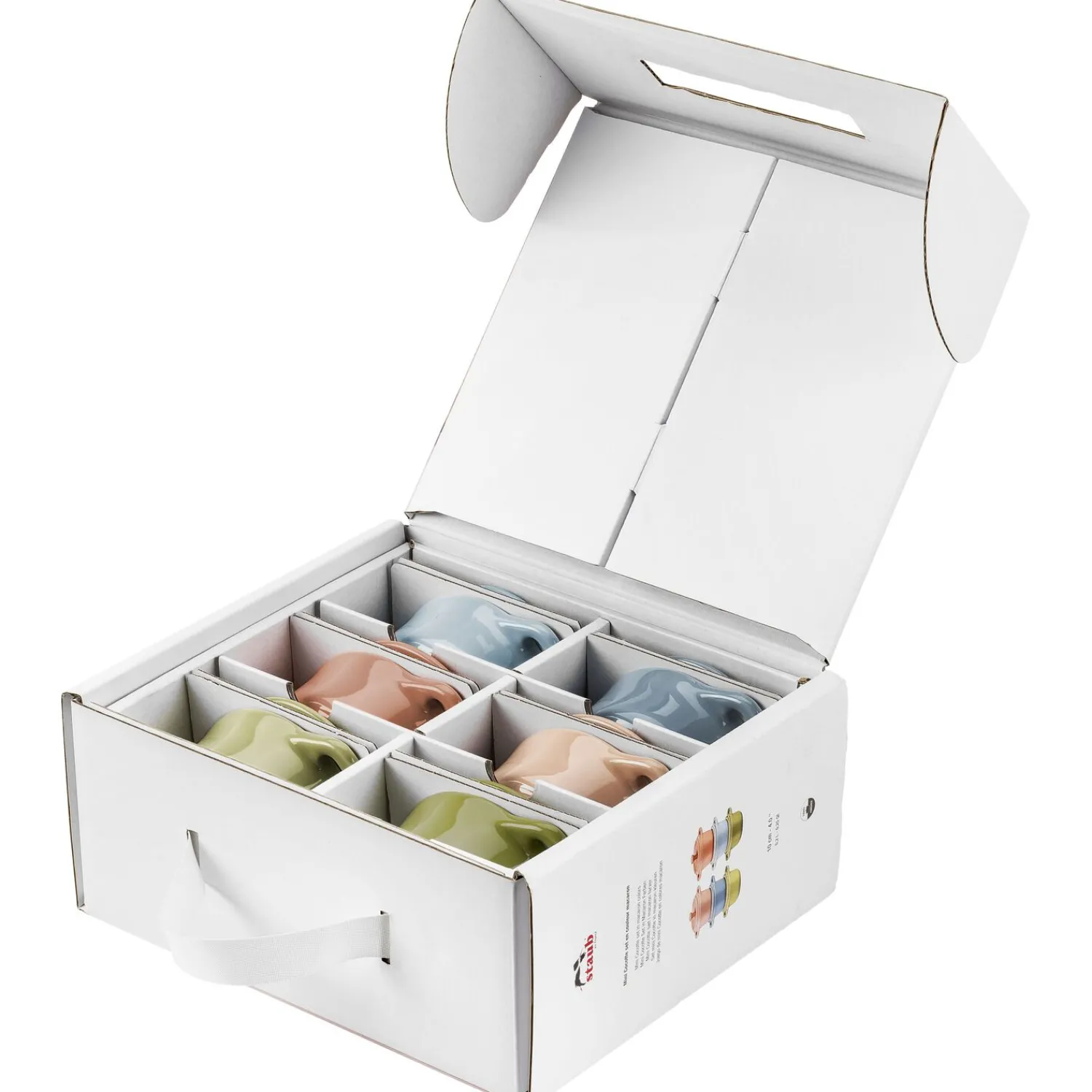 Staub Cocotte Set Macaron 6-tlg, rund, Keramik