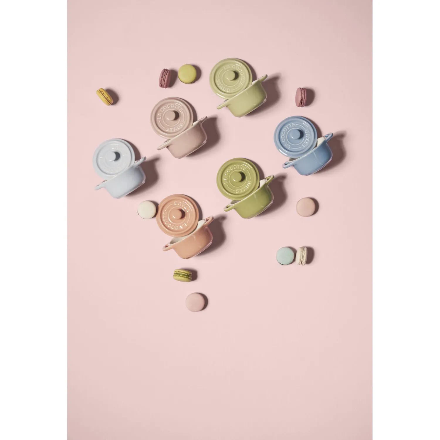 Staub Cocotte Set Macaron 6-tlg, rund, Keramik
