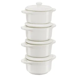 Staub Cocotte Set 4-tlg, rund, , Keramik