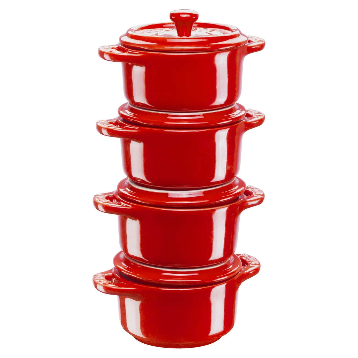 Staub Cocotte Set 4-tlg, rund, , Keramik