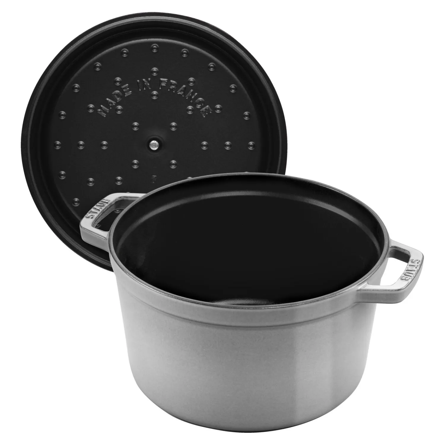 Staub Cocotte tief 24 cm, rund, , Gusseisen