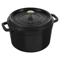 Staub Cocotte tief 24 cm, rund, , Gusseisen