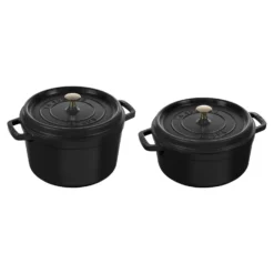 Staub Cocotte tief 24 cm, rund, , Gusseisen