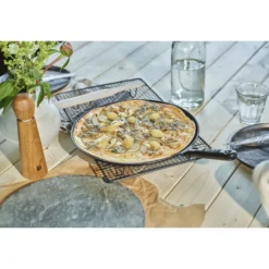 Staub Cr&ecirc;pes-Pfanne 30 cm, rund, Glänzend-Schwarz, Gusseisen
