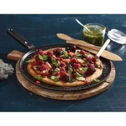 Staub Cr&ecirc;pes-Pfanne 30 cm, rund, Glänzend-Schwarz, Gusseisen