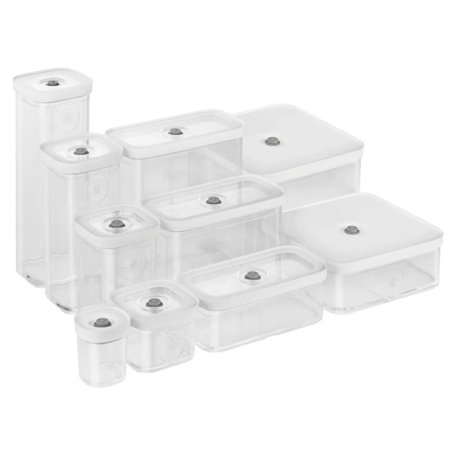 ZWILLING CUBE Box 2L / 21 cm, Transparent-Weiß