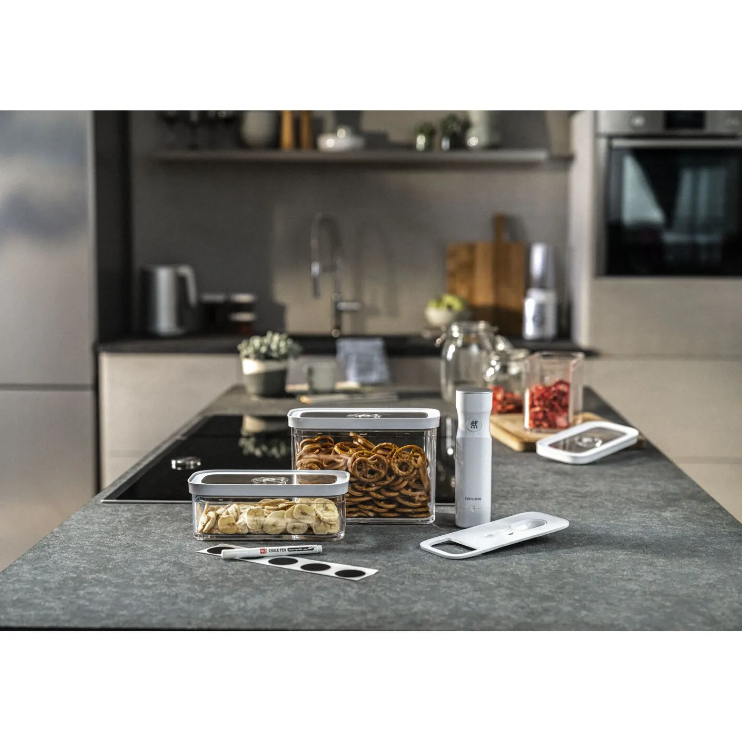 ZWILLING CUBE Box 2M / 21 cm, Transparent-Weiß