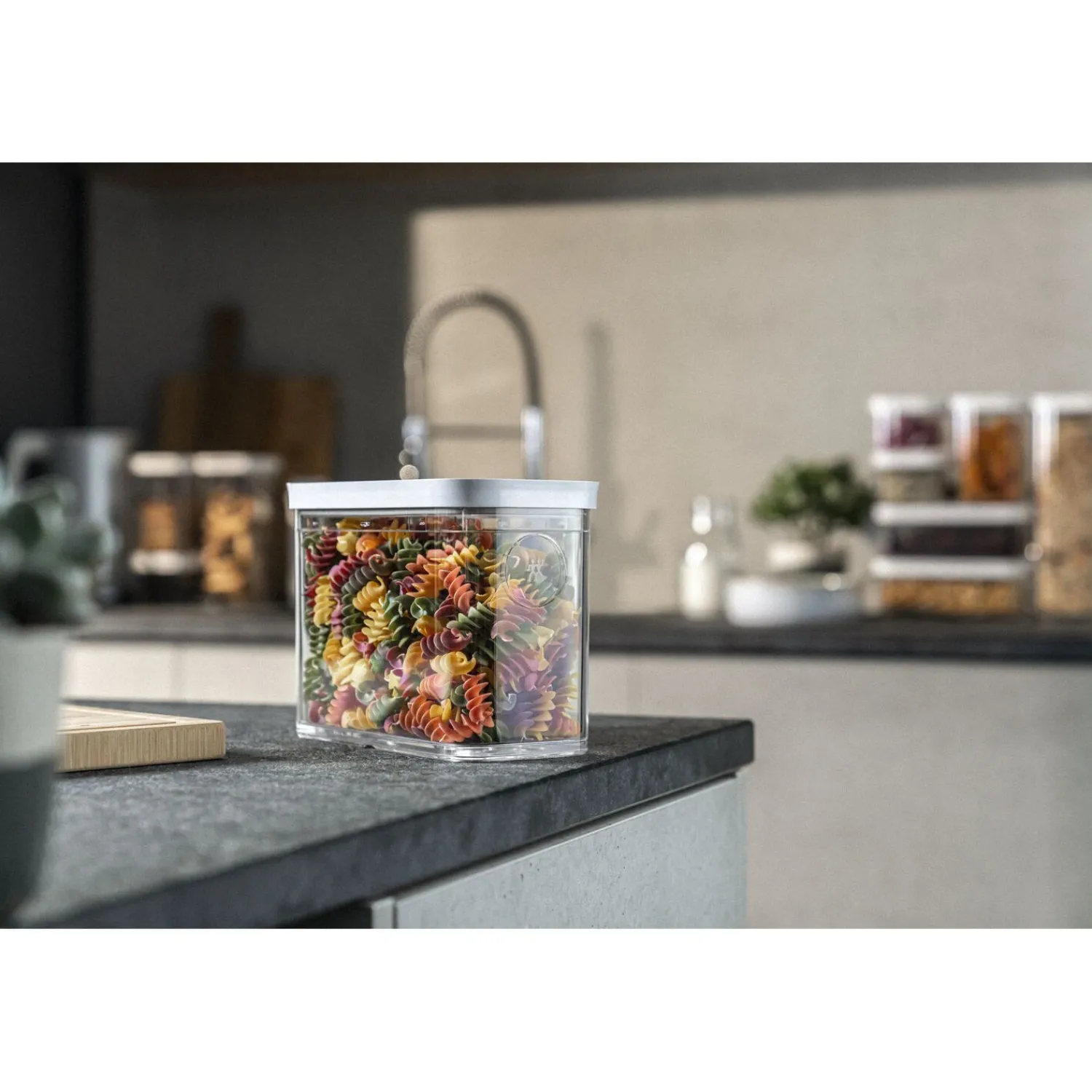 ZWILLING CUBE Box 2M / 21 cm, Transparent-Weiß