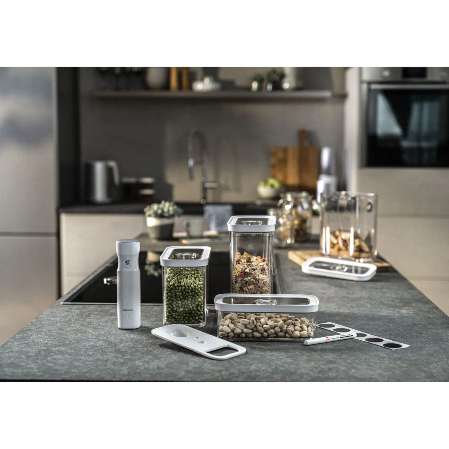 ZWILLING CUBE Box M / 21 cm, Transparent-Weiß