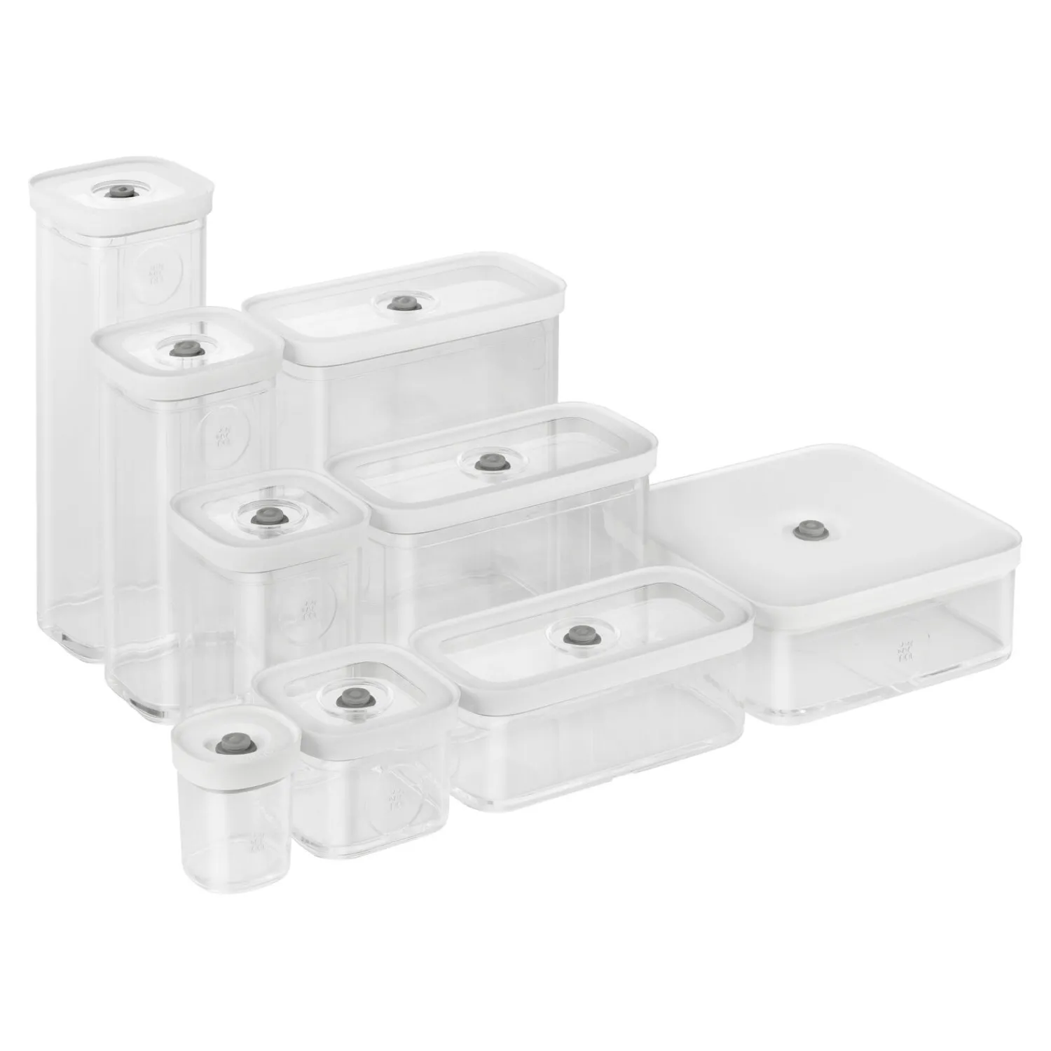 ZWILLING CUBE Box M / 21 cm, Transparent-Weiß