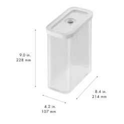ZWILLING CUBE Box 3M / 21 cm, Transparent-Weiß