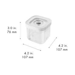 ZWILLING CUBE Box S / 11 cm, Transparent-Weiß
