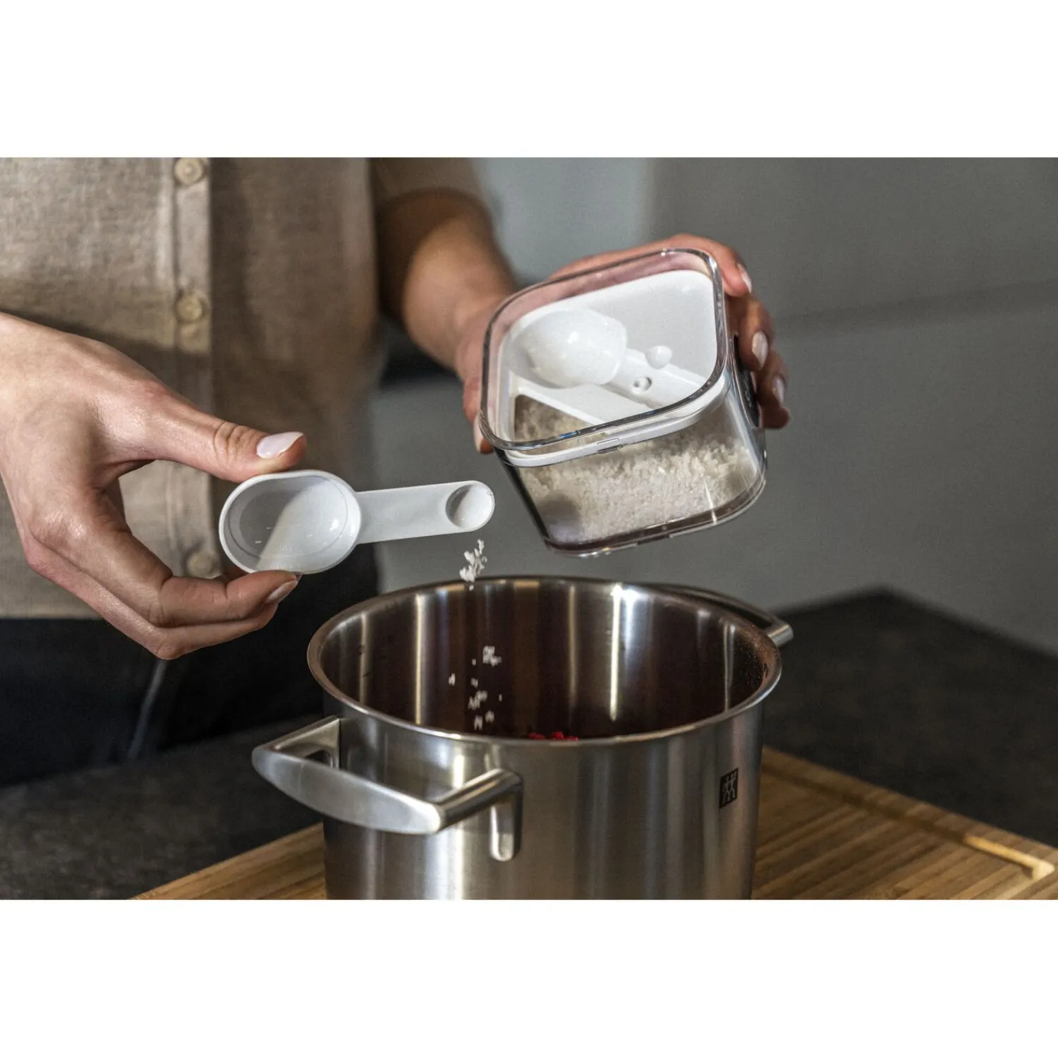 ZWILLING CUBE Box S / 11 cm, Transparent-Weiß