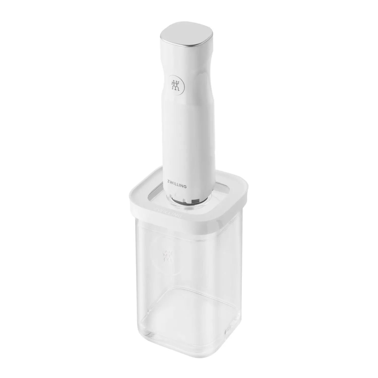 ZWILLING CUBE Box 2S / 11 cm, Transparent-Weiß